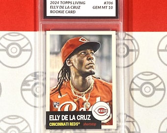 グレード10 エリー・デ・ラ・クルス ルーキーカード 2024 MLB TOPPS Living 706 シンシナティ・レッズ