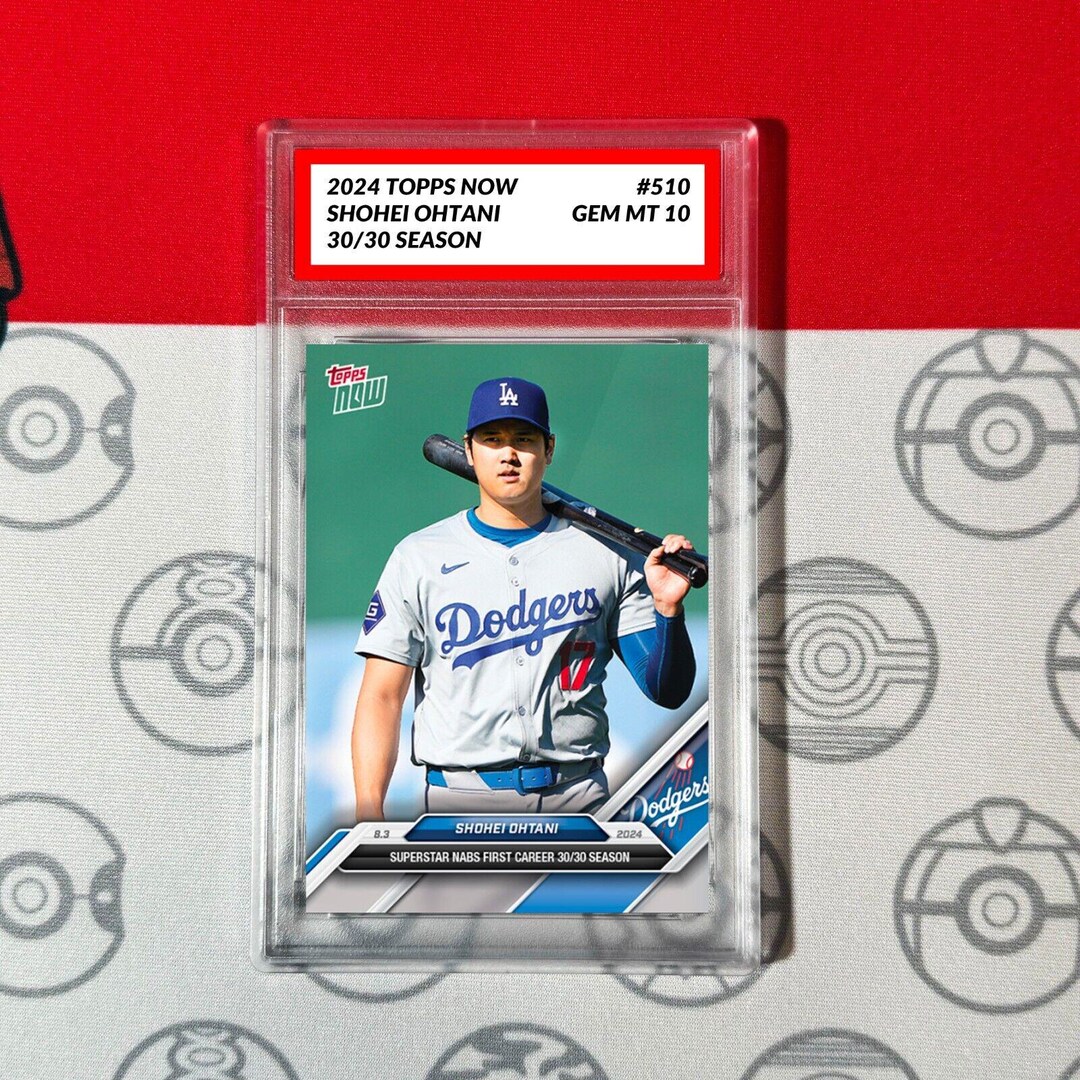 グレード10 大谷翔平 1st 30/30 シーズン 2024 MLB TOPPS NOW カード 