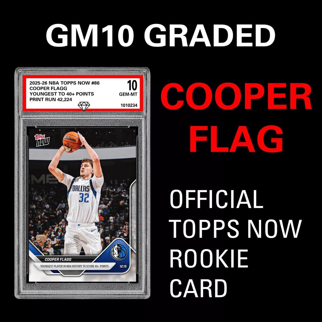 グレード10 クーパー・フラッグ RC ルーキーカード 2025-26 NBA Topps