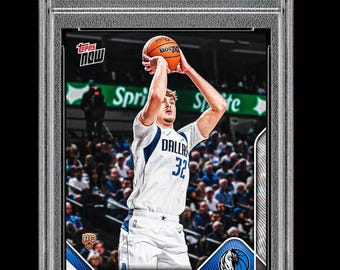 Calificación 10 Cooper Flagg 6 1.ª tarjeta de novato Dallas Mavericks 2025-26 Topps Now RC