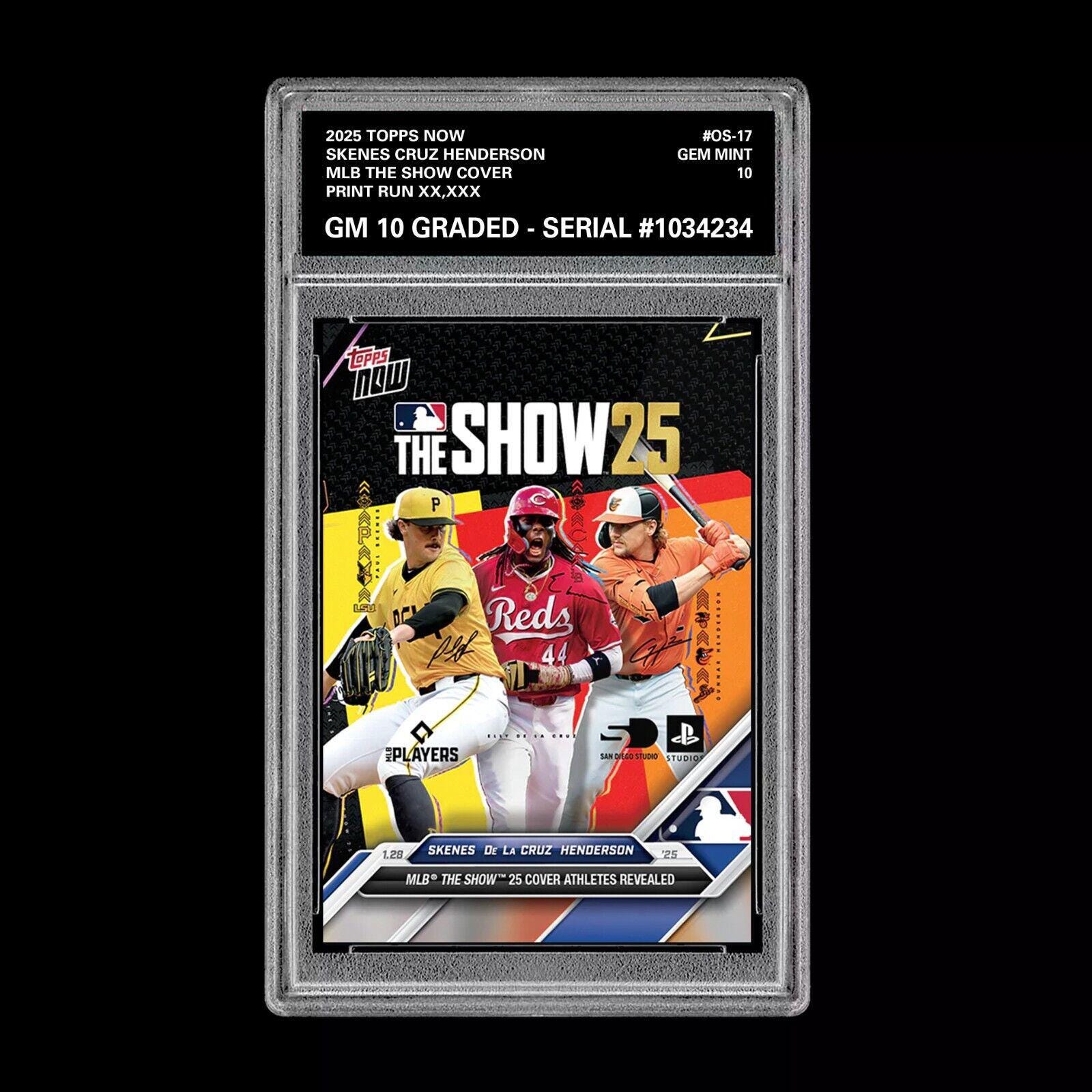 グレード10 スケネス クルーズ ヘンダーソン 2025 Topps Now MLB The 