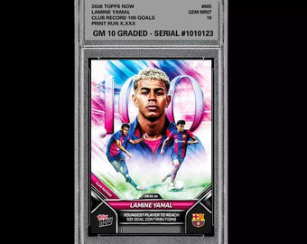 Lamine Yamal Signed Match Attax Card With COA - Etsy