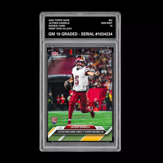 jayden daniels rookie card graded 2024 Donruss Throwback #43 Rated Washington Commanders NFL Football Trading : Collectibles & Fine Art GEM MT 10 This JAYDEN DANIELS 2024 PANINI ABSOLUTE PSA graded GEM MT 10 card is a must Graded 10 Jayden Daniels 22