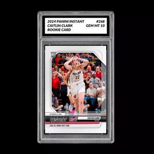 Graded 10 Caitlin Clark 268 RC Rookie Card WNBA All Team 2024 Panini Instant