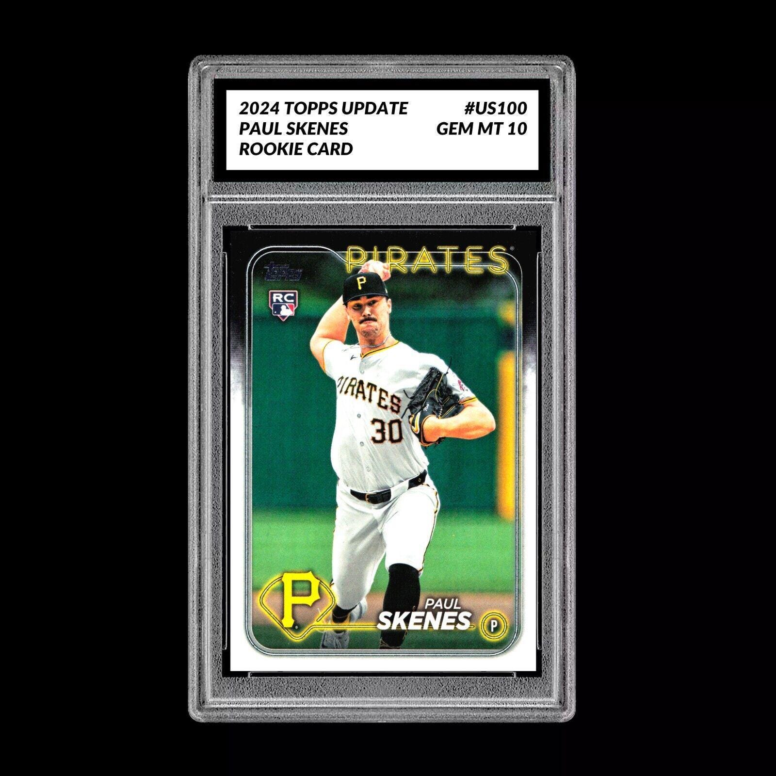 Graded 10 Paul Skenes Rookie Card 2024 Mlb Topps Update Us100 