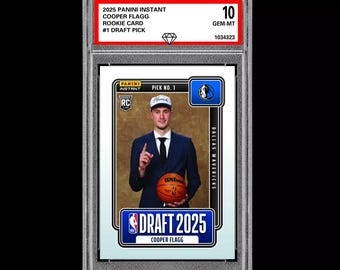 GM10 Graded 10 Cooper Flagg RC Rookie 2025-26 Panini Instant Draft 1