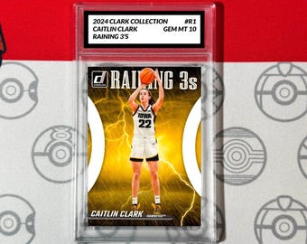 Classificado 10 Caitlin Clark RC Rookie 2024 Coleção Caitlin Clark R1 Raining 3's