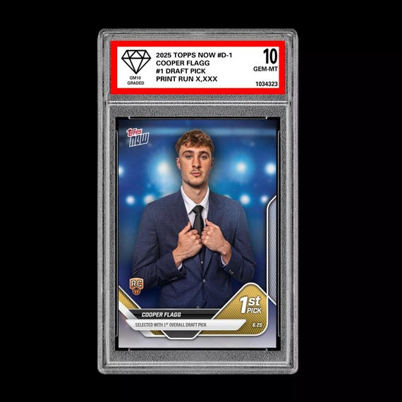 グレード10 クーパー・フラッグ 2024-25 Topps Now カード D-1 Rc 1 