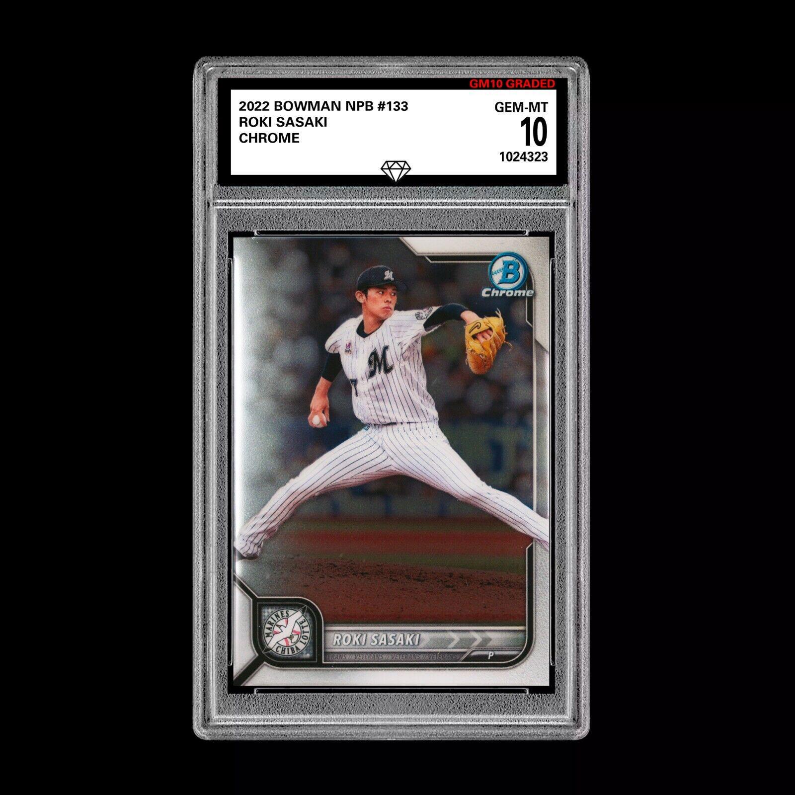 PSA10 2022 Topps Bowman NPB Chrome Yoshinobu Yamamoto 山本由伸