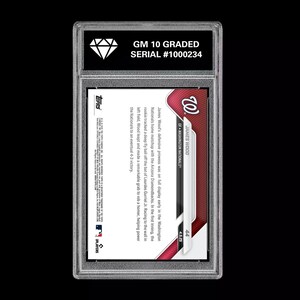 Graded 10 James Wood Rc Rookie 2025 Mlb Topps Now Nationals Card 44 image 2