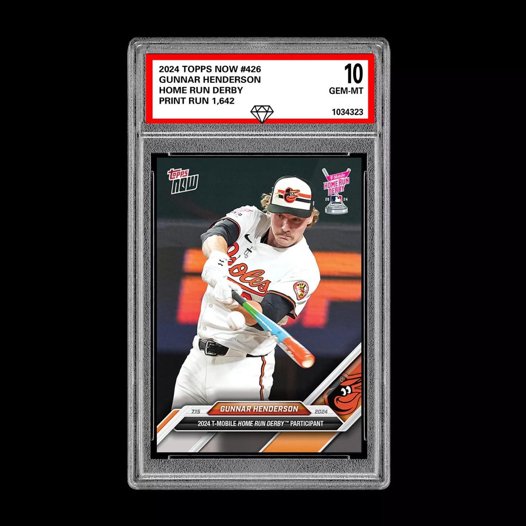 グレード10 ガンナー・ヘンダーソン 2024 Topps 426 ホームラン