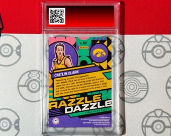 Graded 10 Caitlin Clark Mosaic Razzle Dazzle RC RD2 2024 Panini CC