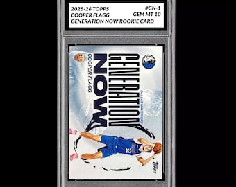 Graded 10 Cooper Flagg Gn-1 Rookie Rc 2025-26 Topps Basketball -