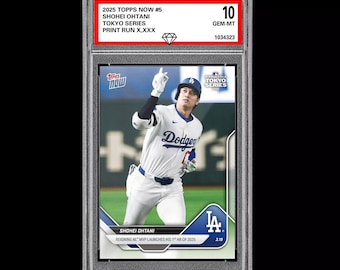 Graded 10 Shohei Ohtani 1st HR Tokyo Series Japan 2025 Topps NOW