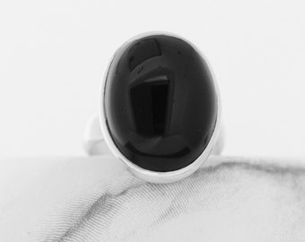 Garnet Onyx Ring Etsy