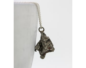Campo Del Cielo Iron Meteorite Necklace / Iron Meteorite Pendant / Meteor / Meteoroid / Space Rock / Genuine Authentic Argentina