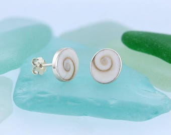 Ovala Shiva-ögonörhängen: Sterlingsilver