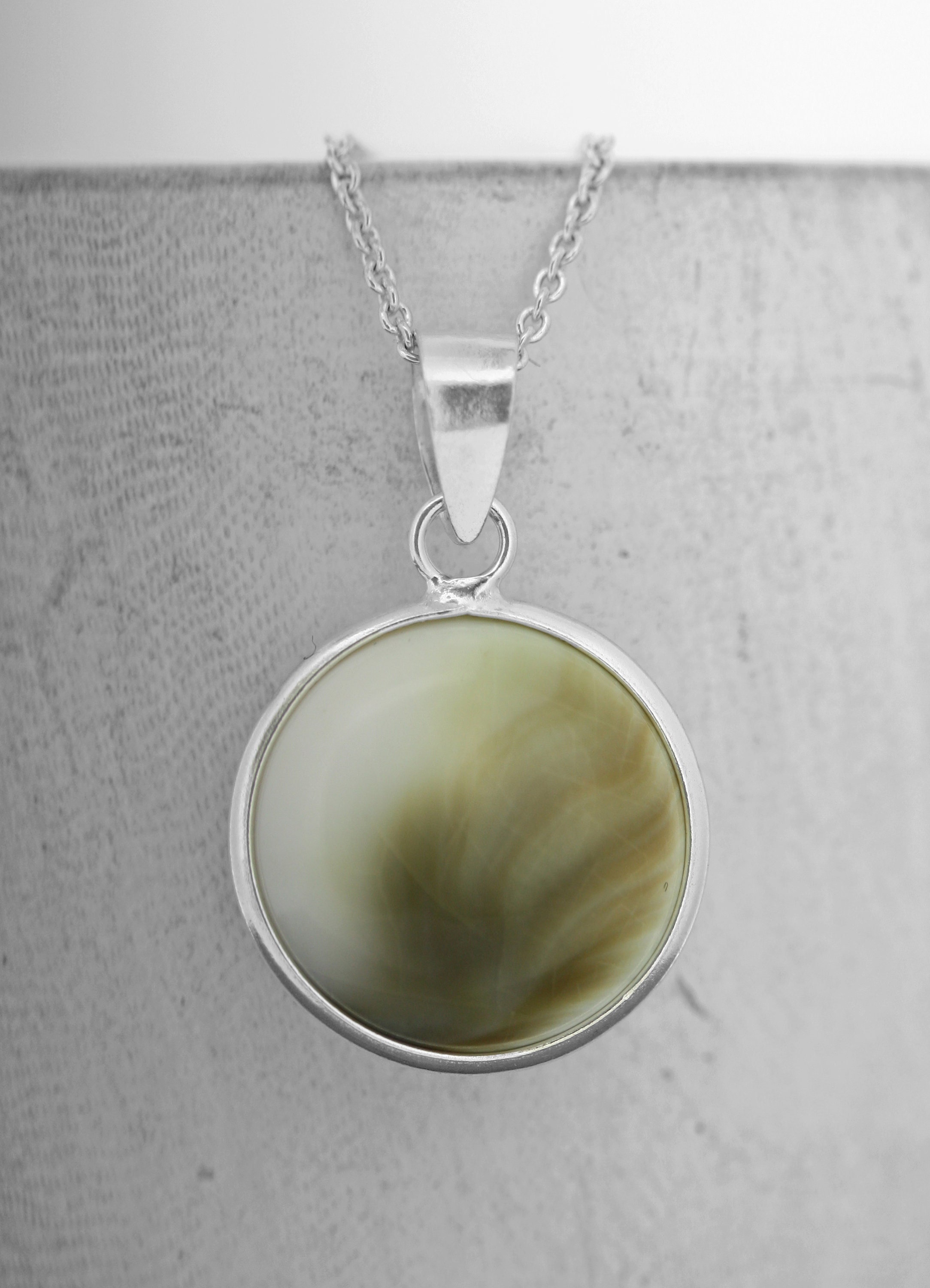 Silverly Donna Argento Bianco Conchiglia Occhio Di Shiva
