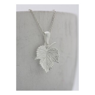 NBEADS 2 Pendenti In Argento Sterling 925 Per Gioielli Fai Da Te - Forma Foglia E Ganci Piatti - 16mm - Con Colla