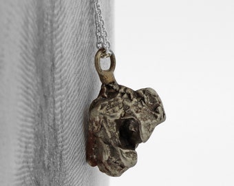 Campo Del Cielo Iron Meteorite Necklace / Iron Meteorite Pendant / Meteor / Meteoroid / Space Rock / Genuine Authentic Argentina