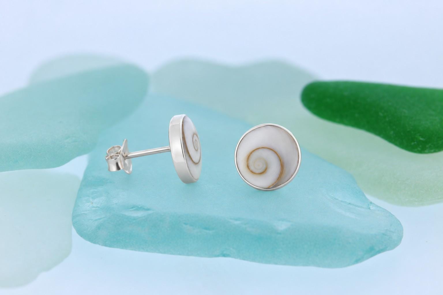 Shiva Eye Shell Earrings - Etsy