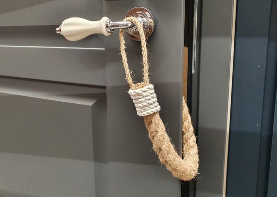 Door Stopper.. Jute Rope Accent winding White Cotton Rope..nautical  Decor..door Animal Stopper..industrial Holdbacks.. -  Canada
