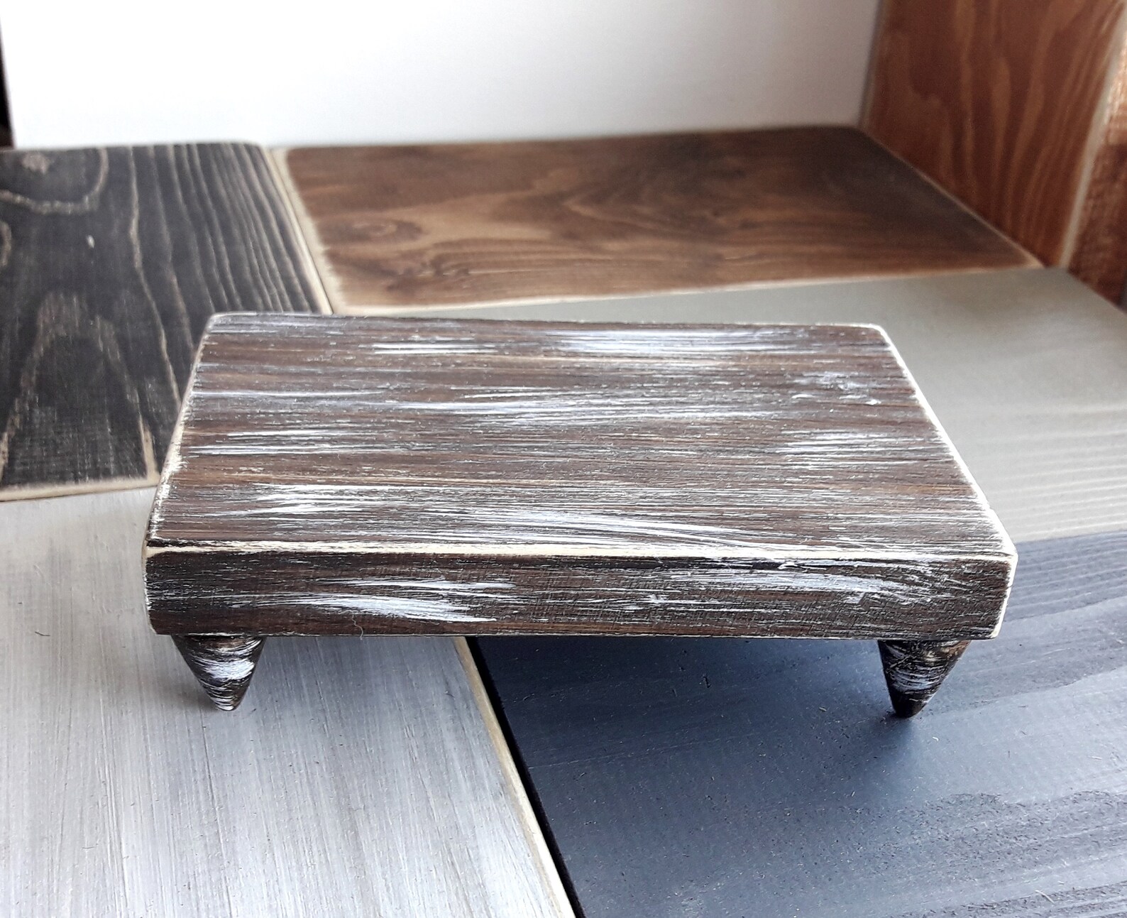 Decorative Wooden Stand..Rustic Home Decor..Wood Mini Etsy