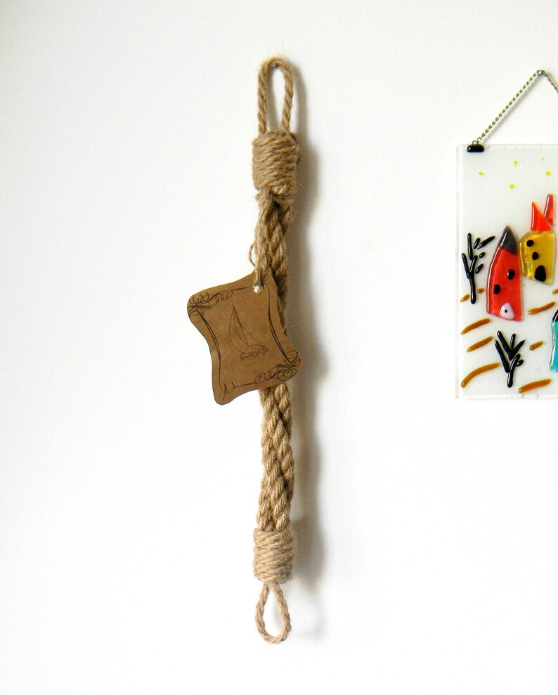 Door Stop Thick Rope..braided Chunky Jute Rope..nautical Etsy