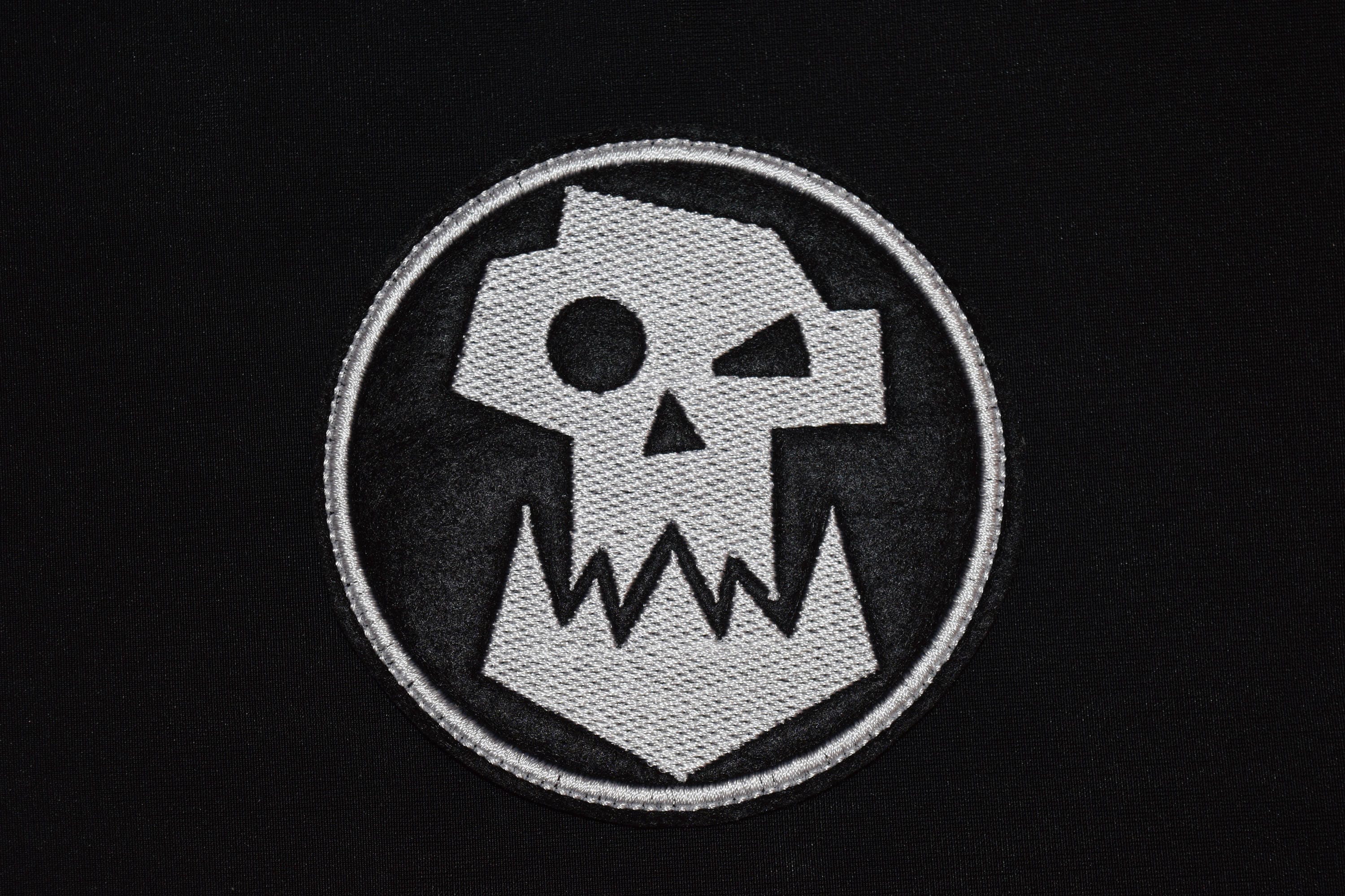 Warhammer 40k ORK Patch Logo Symbol Jacket Sew-On Applique | Etsy