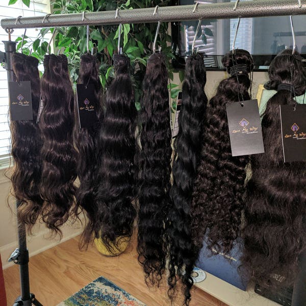 Raw Cambodian human hair extensions. Unprocessed Cambodian human hair virgin extensions. Wavy hair bundles. Virgin human hair weave
