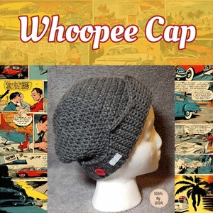 Whoopee Cap, Jughead Beanie, Winter Crown Hat afbeelding 1
