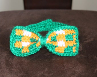 St Patrick's day tie, St. Paddy's Costume, Irish Spirit Bow Tie