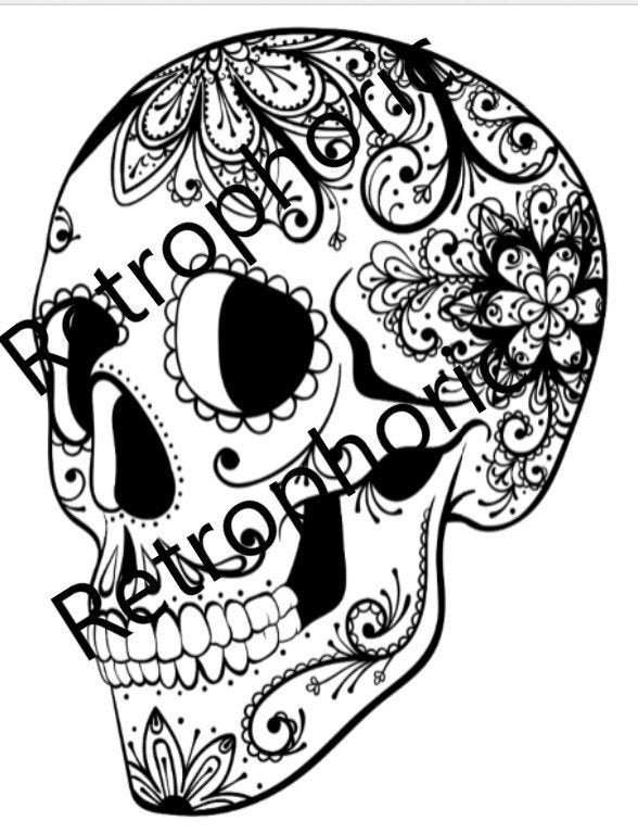50 Adult Coloring Pages Sugar Skulls Halloween Skeletons