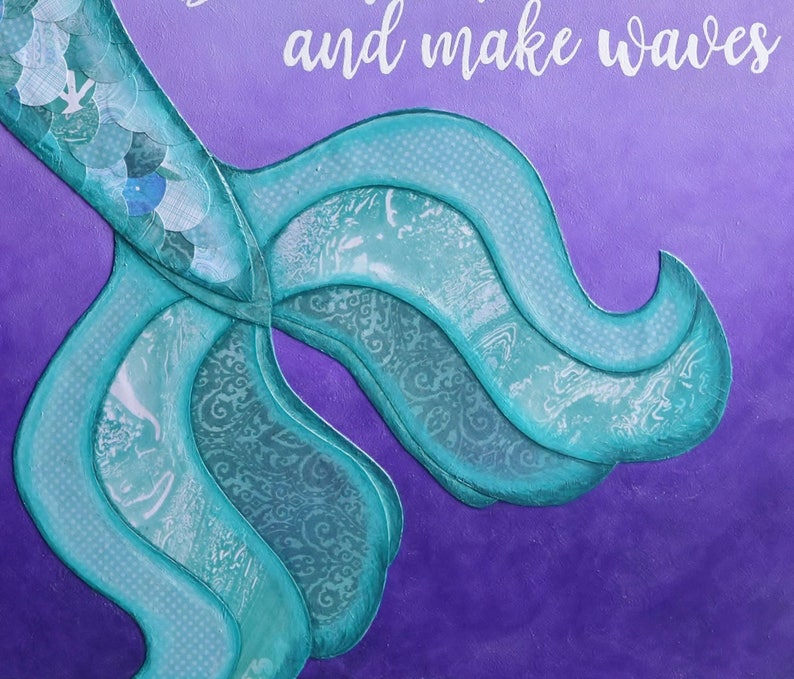 Mermaid Decor Girls Room Art Gifts for Her Mermaid Art Mermaid Wall Art. Mermaid Art Print Gifts Under 25 Girls Room Decor