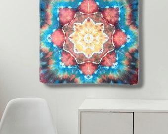 Tie Dye Mini Mandala Tapestry/Fat Quarter