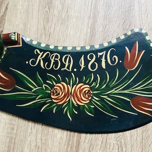 Cuchillo de lino sueco antiguo de 1876