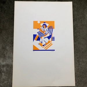 Original lithograph / Swedish artist Jörgen Byström