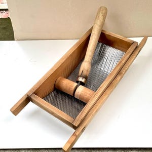 Old tool for making applesauce/ Swedish kitchen utensil/ decorative kitchen decor