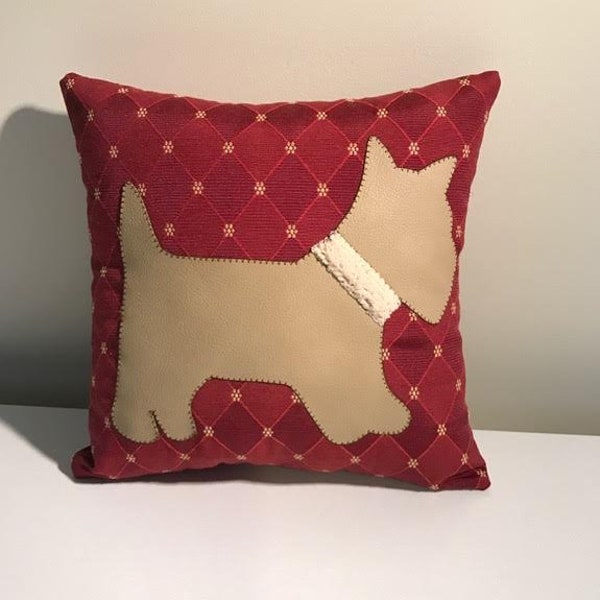 Scottie Dog Pillow Etsy
