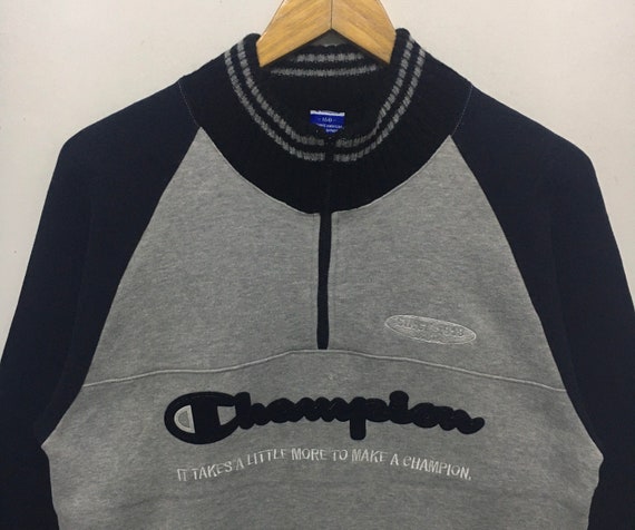 Rare!! champion sweatshirt big logo - image 3