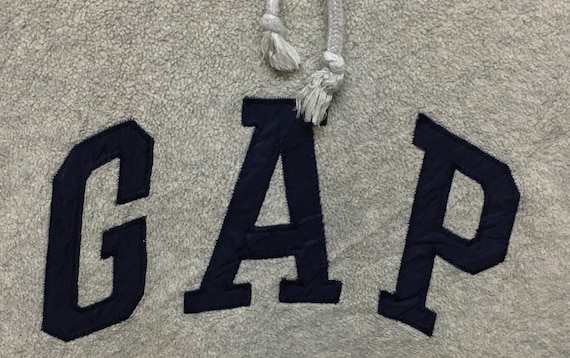 Rare!!! Gap Fleece sweatshirt hoodie big logo - image 3