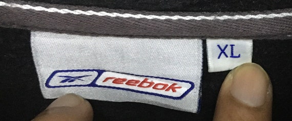 Rare!! Reebok fleece sweatshirt small logo sports - image 3