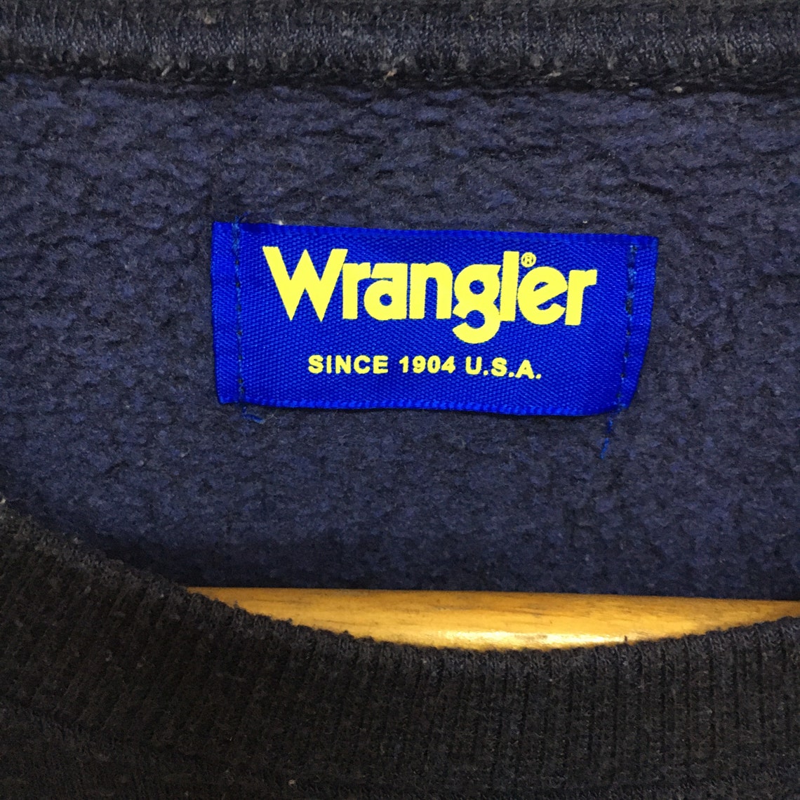 Rare Wrangler Since 1904 USA Sweatshirt Big Logo | Etsy