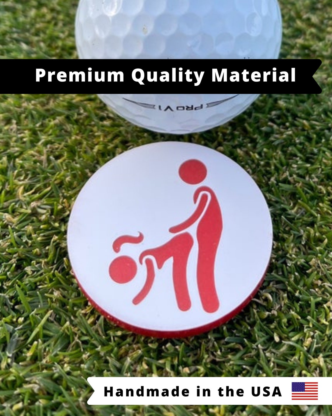 Golf Ball Markers Adult Humor Set of 4 Dirty Gift for Golfer Etsy
