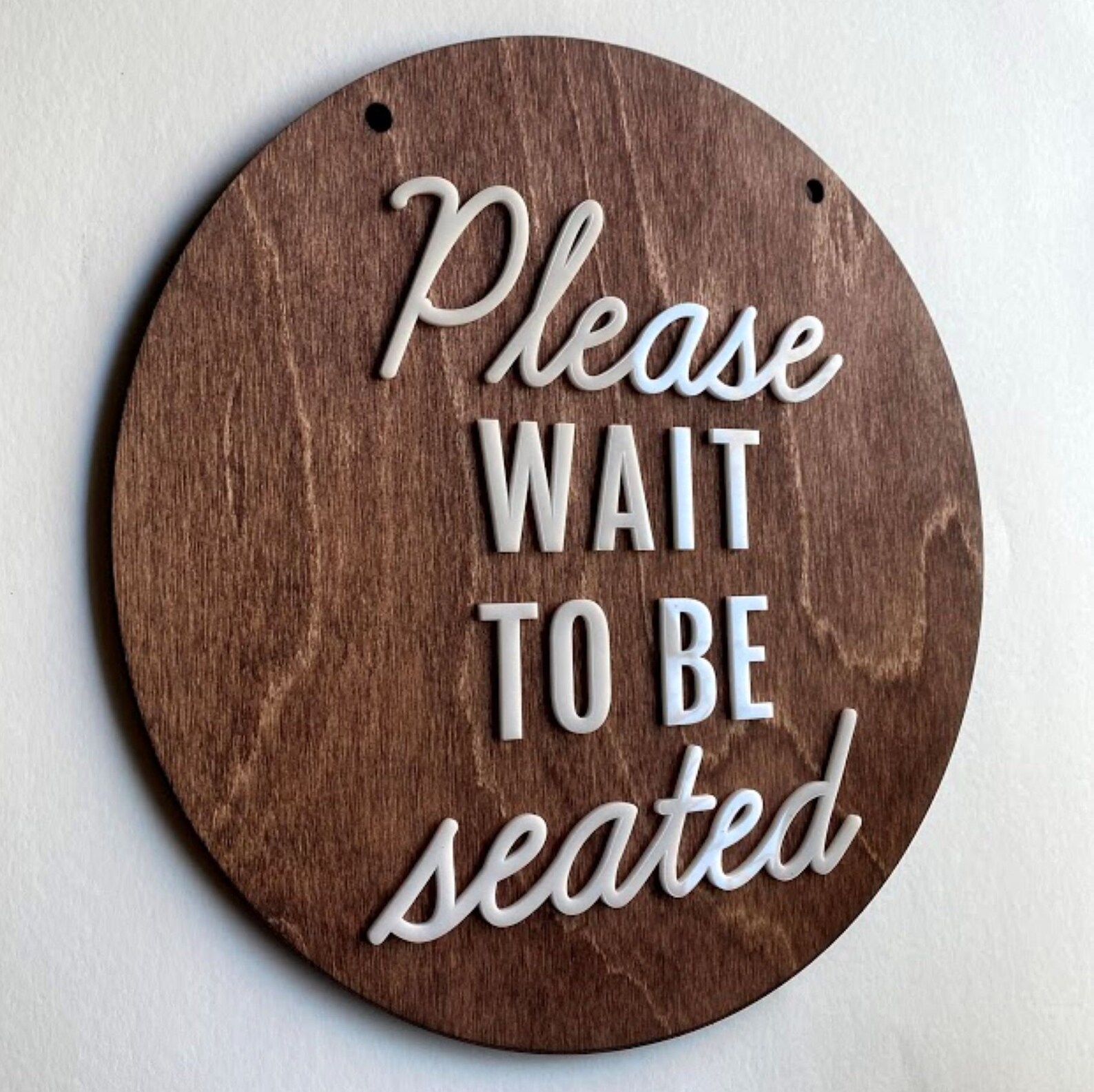 Please Wait to Be Seated Seat Yourself Cafe BUSINESS Sign Etsy