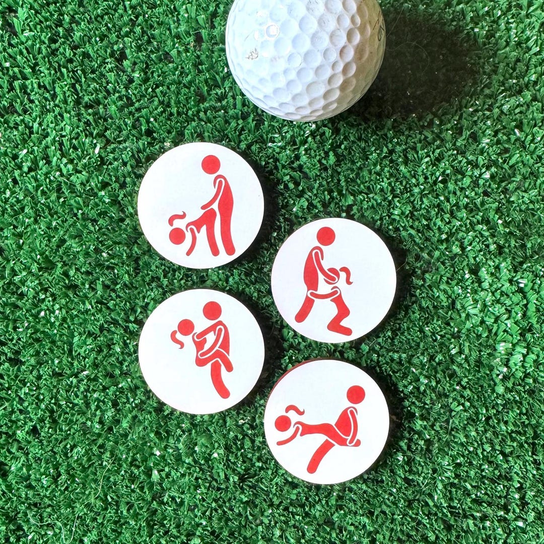 Golf Ball Markers Sex Position | Set of 4 - Etsy