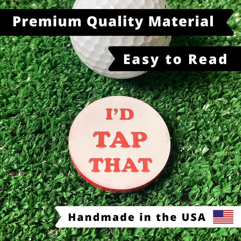 Golf Ball Markers Funny Pun Set of 4 Gift for Golfer Funny Etsy