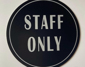 CUSTOM TEXT Outdoor or Indoor Sign | Business Office Door | Cafe Restaurant Brewery | 3M Adhesive Easy to Install | Choose your design!