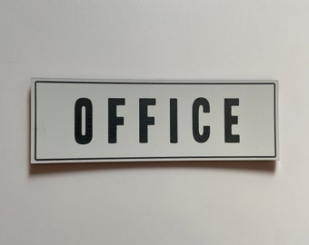 Office Sign 6x2” | AirBnB Home Decor | Business Storefront