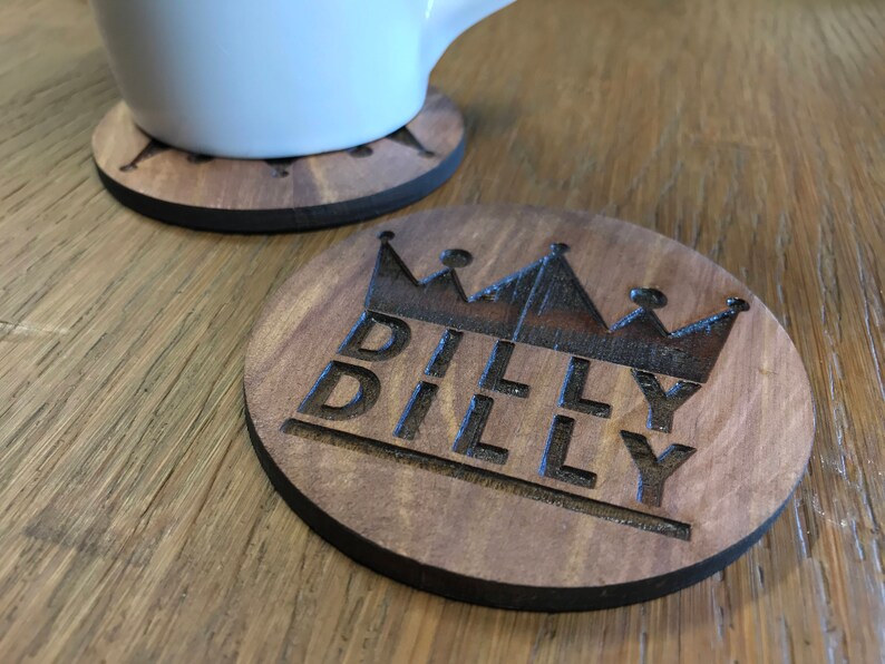 Dilly Dilly Beer Coasters Funny Drink Holders Gifts for Etsy